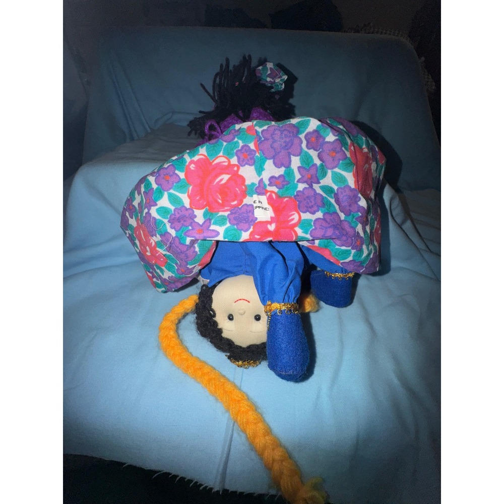 Vintage Sleeping Beauty 3-in-1 Topsy Turvy Flip Doll Princess Prince Fairy - Picture 7 of 12